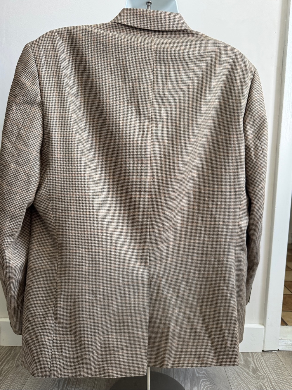 Vintage green label Lauren Ralph Lauren Tan Glen Plaid Sport Coat - Picture 5 of 14